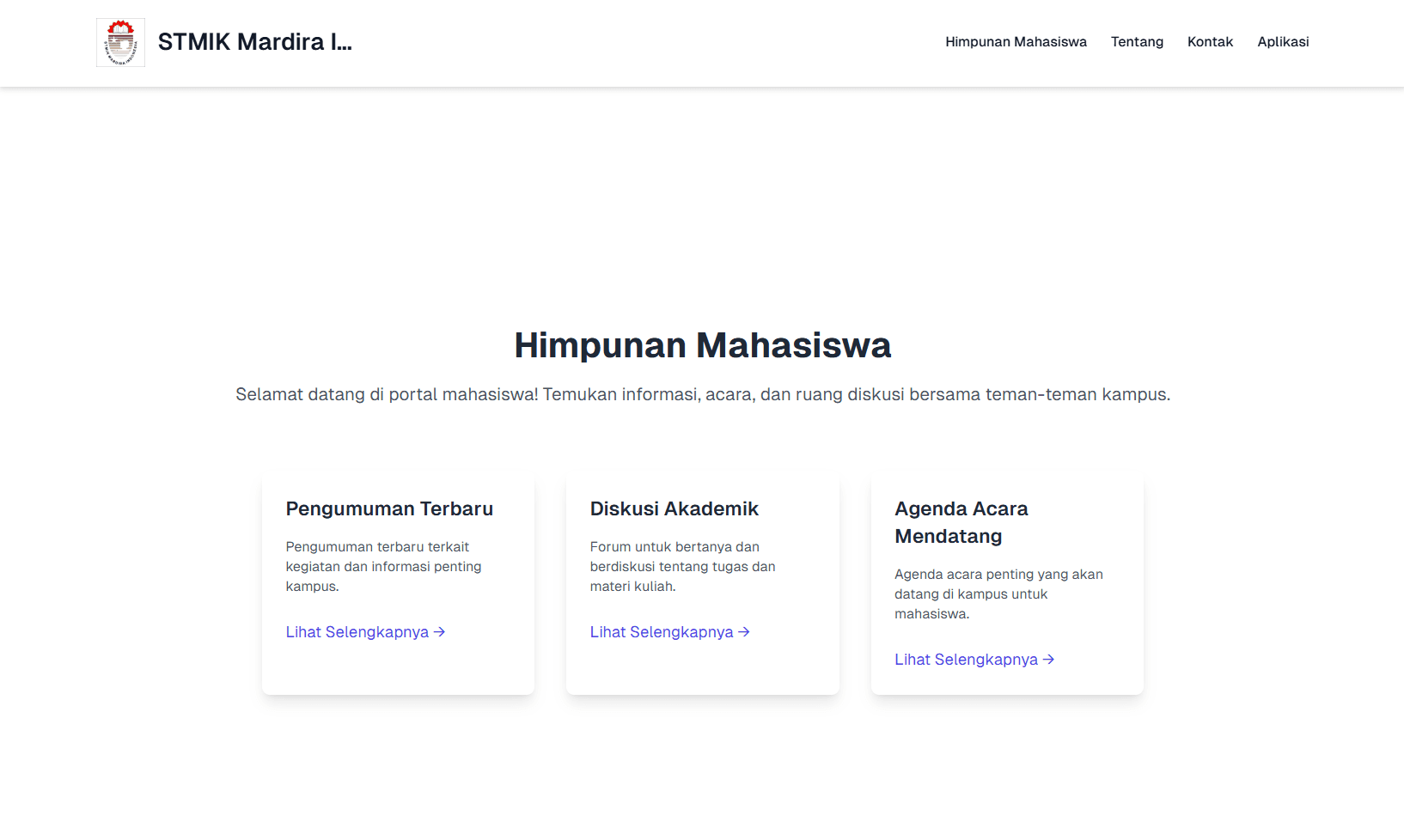 Forum Mahasiswa: Platform Diskusi Komunitas