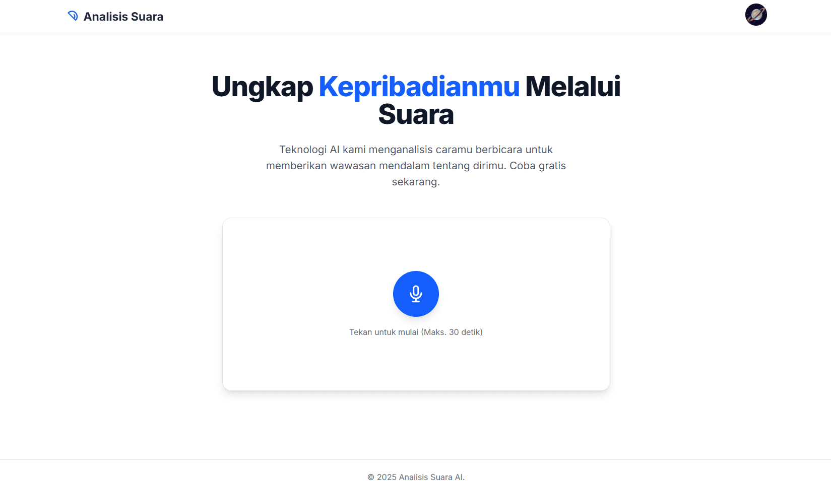 AI Voice Personality Analyzer